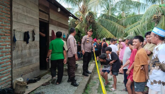 Terima Laporan Warga, Polsek Ampana Kota Amankan TKP Gantung Diri