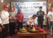 Pengukuhan menyambut Ketua Dan Wakil Ketua Baru, Serta HUT ALMI-J Ke-3, Sukses, dengan visi misi meningkatkan kualitas manajemen.