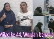 Bunda “WARDAH” Tampak Bahagia Milad ke 44 tahun, Anniversary bersama Suami