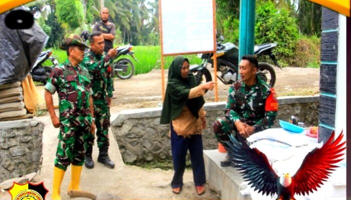 Dandim 1615/Lotim Turun Langsung Kunjungi Rumah Warga Penerima Bantuan RTLH TMMD ke-121.