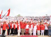 Kapolresta Mataram Hadiri Gerakan Pembagian Bendera Merah Putih Tahun 2024