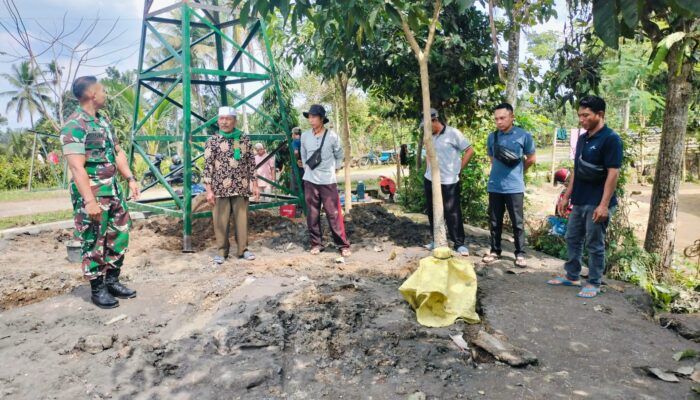 Kunjungi Sumur Bor Sasaran Tambahan TMMD ke-121, Dandim 1615/Lotim Pastikan Dalam Waktu Dekat Air Sudah Mengalir Ke Masyarakat.