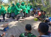 Ketua Persit KCK Cabang Kodim 1615/Lotim Ny. Herawaty Dwi Untoro Kunjungi Lokasi TMMD ke-121 di Desa Kesik, Lombok Timur