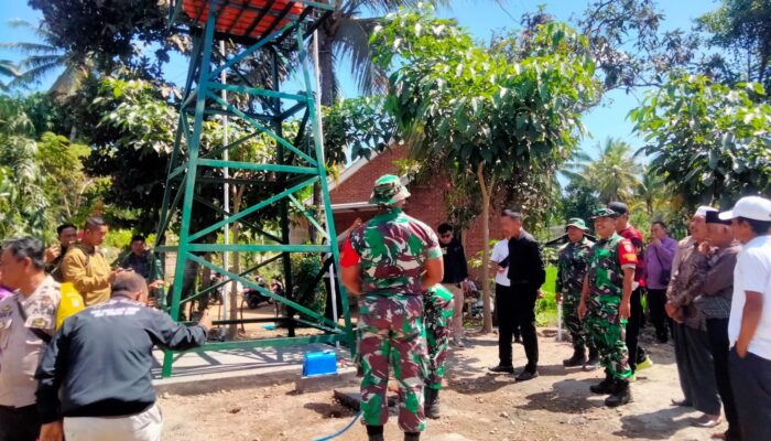 Program Unggulan KASAD TNI AD, TMMD ke-121 Kodim 1615/Lotim Bantuan Air Bersih dan Sumur Bor Bermanfaat Untuk Masyarakat.