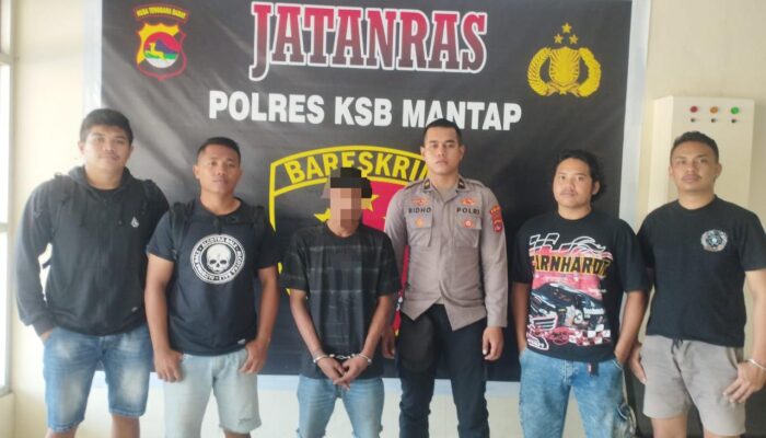 Tim Puma Sat Reskrim Polres Sumbawa Barat Ringkus Residivis Pencurian Emas