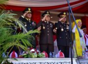 Brigjen TNI Dody Triwinarto Danrem 132/Tdl Hadiri Semarak HUT ke-79 Kemerdekaan Republik Indonesia di Halaman Kantor Gubernur Sulawesi Tengah.