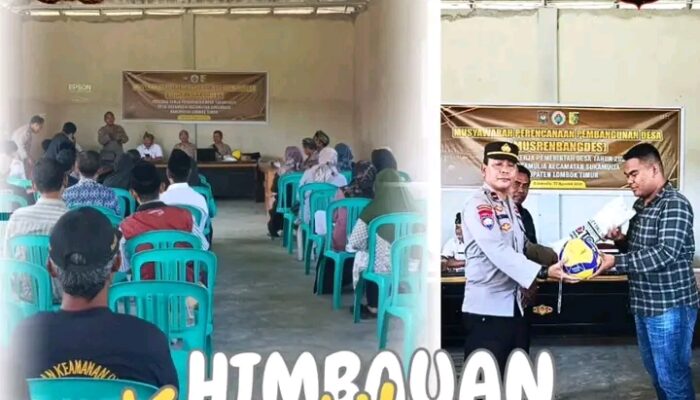 Menjelang Pilkada Serentak 2024, Sat Binmas Polres Lotim Laksanakan Kunjungan Silaturahim dan Berikan Himbauan