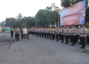 Polres Loteng Gelar Apel Pasukan Operasi Mantap Praja Rinjani 2024.