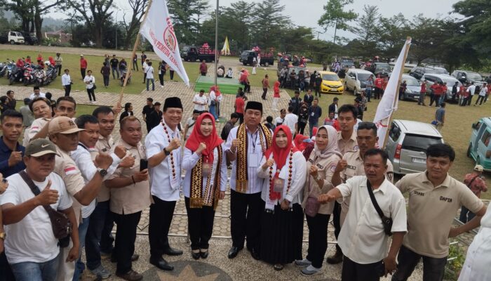 GAPTA mengiringi Dewi Handajani – Ammar sirajuddin (DAMAR) Daftar KPU Tanggamus.