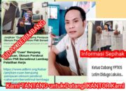 (Parhan)Ketua LPK Candra Geram Dengan Narasi Pemberitaan pada link www.adbmi.org ,Itu Hoax/Tidak Benar