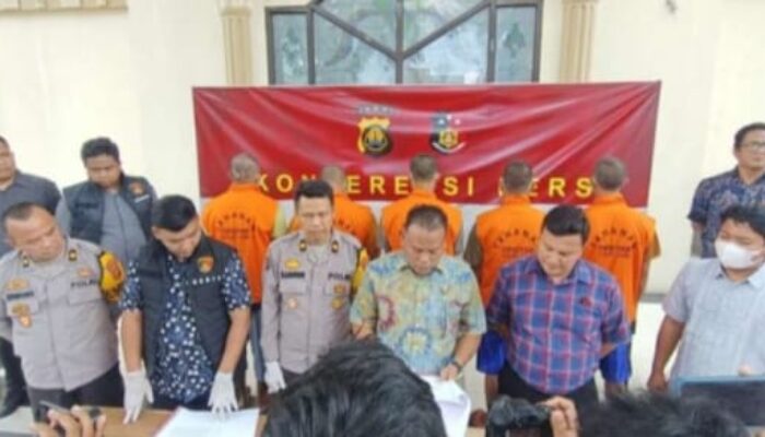 Subdit IV Ditreskrimsus Polda Jambi Kembali Tangkap 5 Pelaku Tindak Pidana Migas Ilegal Drilling Desa Jebak Senami