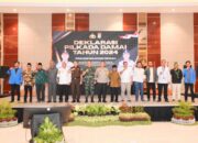 Pangdam XIII/Merdeka Bersama Danrem 132/Tdl Hadiri Deklarasi Pemilu Damai 2024 di Sulawesi Tengah