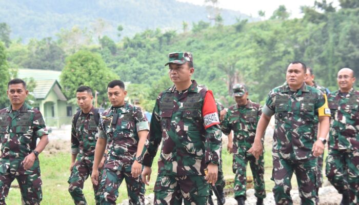 Pangdam XIII/Merdeka Kunjungan Kerja ke Kompi Senapan A Yonif 711/Raksatama, Kabupaten Donggala