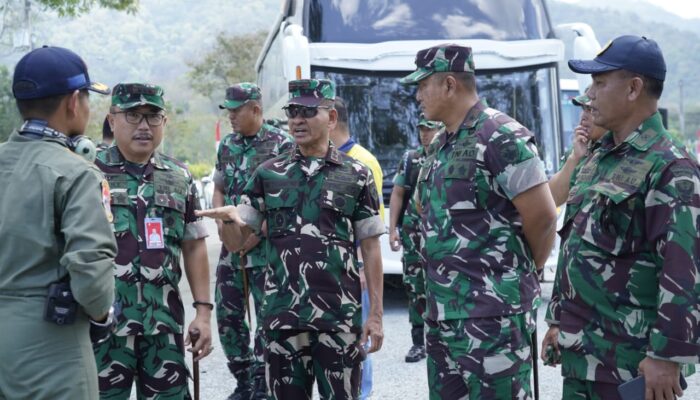 Kunjungan Pangdam IX/Udayana Tinjau Kesiapan Peresmian Smelter PT. AMNT di Sumbawa Barat