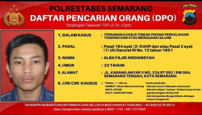 POLRESTABES SEMARANGDPO ( Daftar Pencarian Orang )