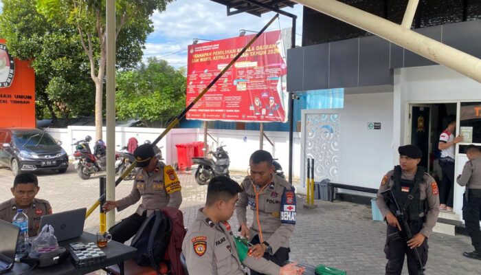 Subsatgas Dokkes Cek Kesehatan, Pastikan Kesiapan Pengamanan Pilkada Satgas OMP Tinombala