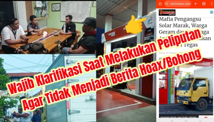 Klarifikasi Manajer SPBU 44.507.14. Salatiga Terkait Pemberitaan di Media Online yang Tanpa Wawancara