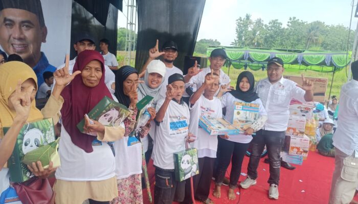 Antusias Warga Kecamatan Beringin Dapil 3 Senam Pagi Lapangan Sendang Kabupaten, Semarang Paslon 02 Gubernur Jawa Tengah