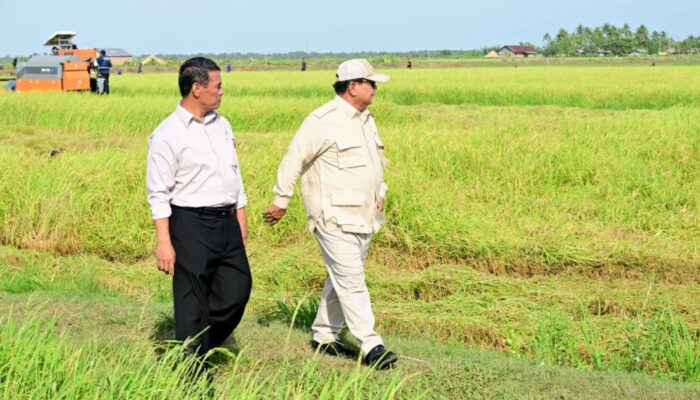 Presiden Prabowo Subianto berkunjung ke Desa Wanam, Kabupaten Merauke, Provinsi Papua Selatan