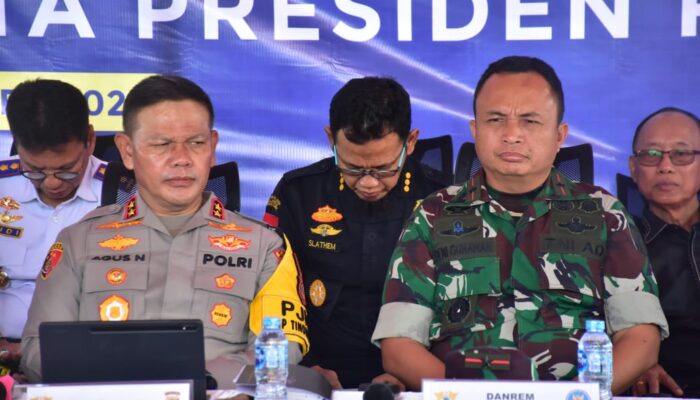 Brigjen TNI Deni Gunawan Hadiri Konferensi Pers Pengungkapan Kasus Tindak Pidana Narkotika Jaringan Internasional