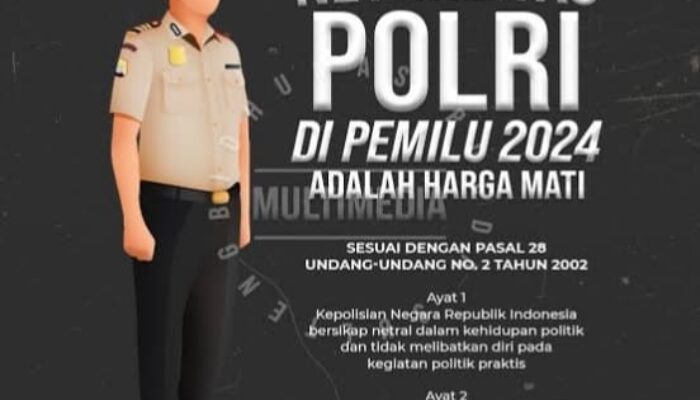 Kami Mengecam Adanya Opini Liar Yang Mempertanyakan Netralitas Polri Dalam Pilkada”