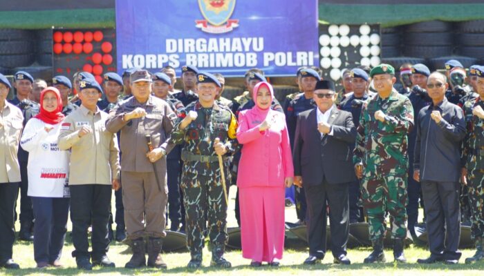 Danrem 132/Tdl Hadiri Syukuran HUT Ke-79 Koprs Brimob Polri