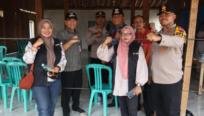 Bersama Forkopimda Kab. Semarang, Kapolres cek kesiapan Pengamann TPS.