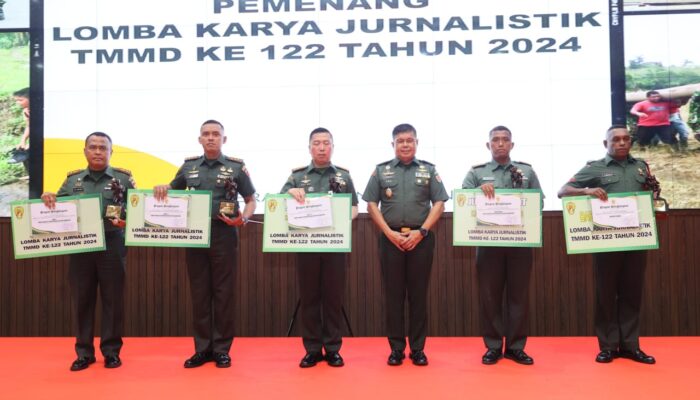 Kodim 1306/Kota Palu Raih Juara III LKJ Pada TMMD-122.