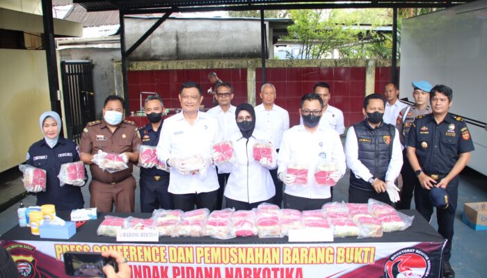 Polda Kalbar Musnahkan 34,9 Kg Shabu Hasil Pengungkapan Satreskoba Polres Kapuas Hulu