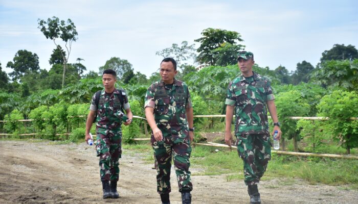 Danrem 132/Tdl Meninjau Perkembangan Ketahanan Pangan di KPN