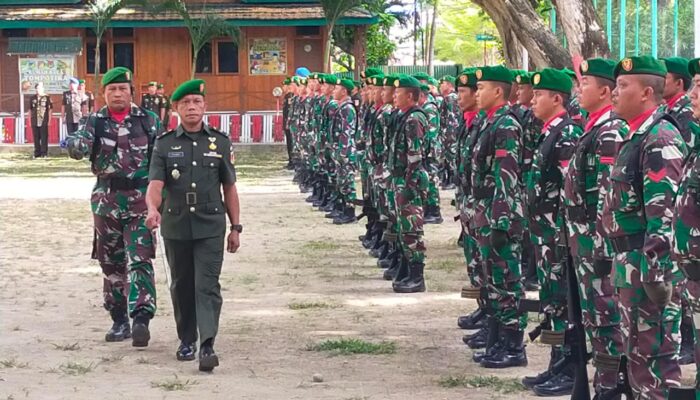 Kodim 1308/Luwuk Banggai Gelar Upacara Peringatan Hari Juang TNI AD Ke-79