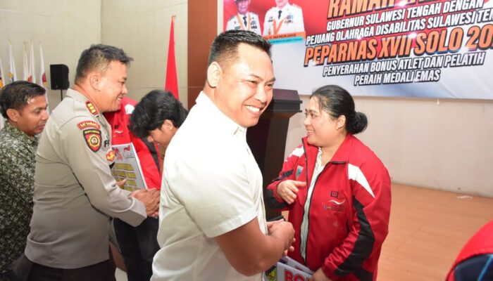 Kasiren Korem 132/Tdl Hadiri Ramah Tamah Gubernur Sulawesi Tengah dengan Pejuang Olahraga Disabilitas dalam PEPARNAS XVII Solo 2024