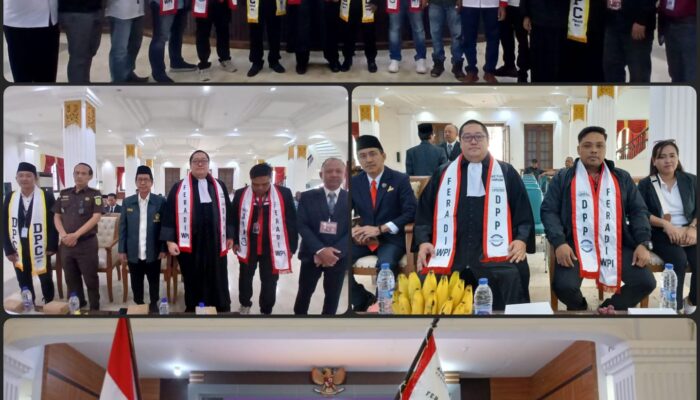 Ketua Umum Pusat Bantuan Hukum DPP Feradi WPI, Adv. Donny Andretti, S.H., S.Kom., M.Kom., C.Md., Resmi Melantik Sukindar Menjadi Ketua Dewan Pimpinan Cabang (DPC) Feradi WPI Kota Semarang .