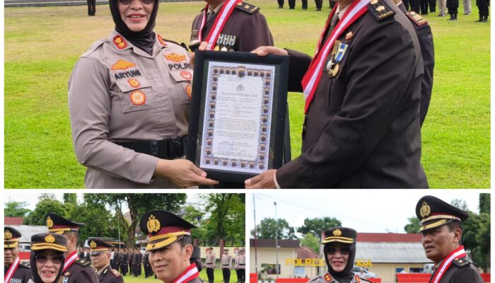 Pedang Pora, Iringi Langkah 9 Wisudawan Purba Bakti Meninggalkan Polres Salatiga