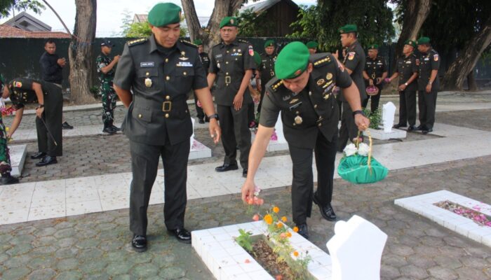 Korem 132/Tdl Gelar Ziarah Rombongan, Kenang Jasa Pahlawan di Hari Juang TNI-AD