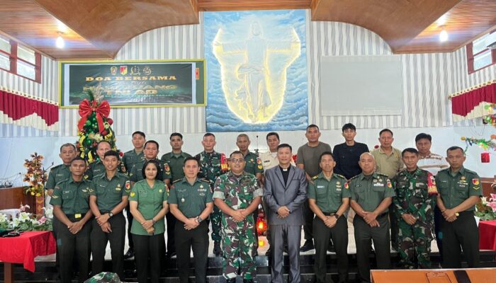 Doa Bersama Korem 132/Tadulako Memperingati Hari Juang TNI AD Tahun 2024