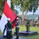 Korem 132/Tdl Gelar Upacara Bendera Mingguan, Tumbuhkan Jiwa Patriotisme dan Kedisiplinan Prajurit