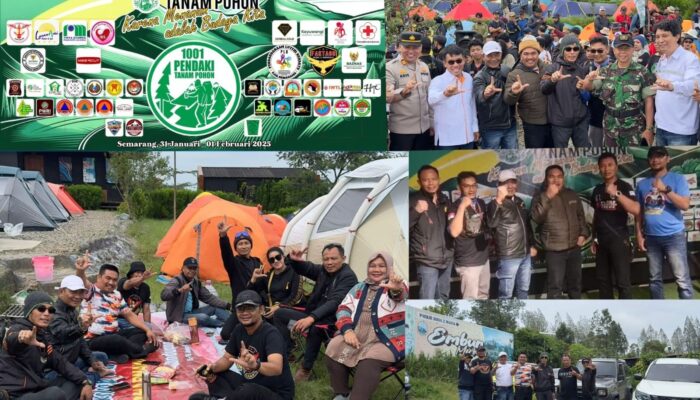 1 Dekade 1001 Pendaki Tanam Pohon di Gunung Merbabu Bersama (PLB) PERSAUDARAAN LUTFHI BERSATU Kab.Semarang.