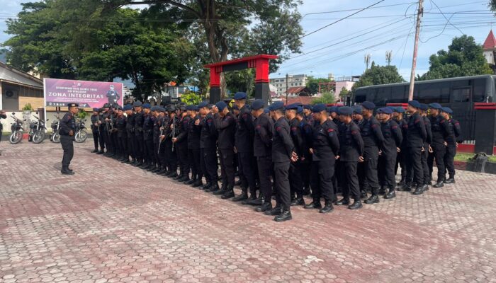 Polda Sulteng Gelar Patroli Skala Besar, Jelang Pelantikan Kepala Daerah