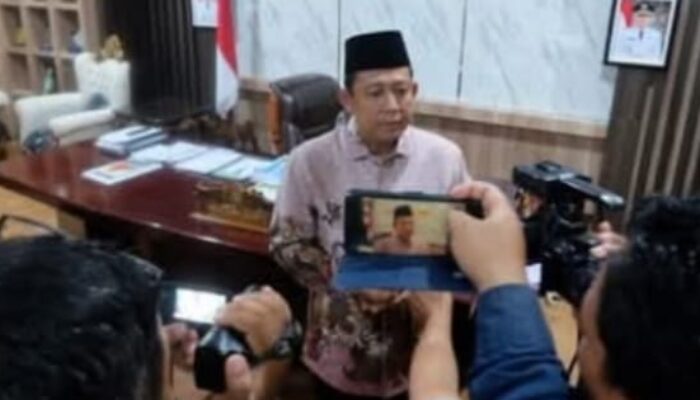 Bupati Bambang Bayu Suseno, SP, MM, M.Si Beserta Wakil Junaidi H. Mahir Bupati Kabupaten Muaro Jambi Ikuti Acara GMS